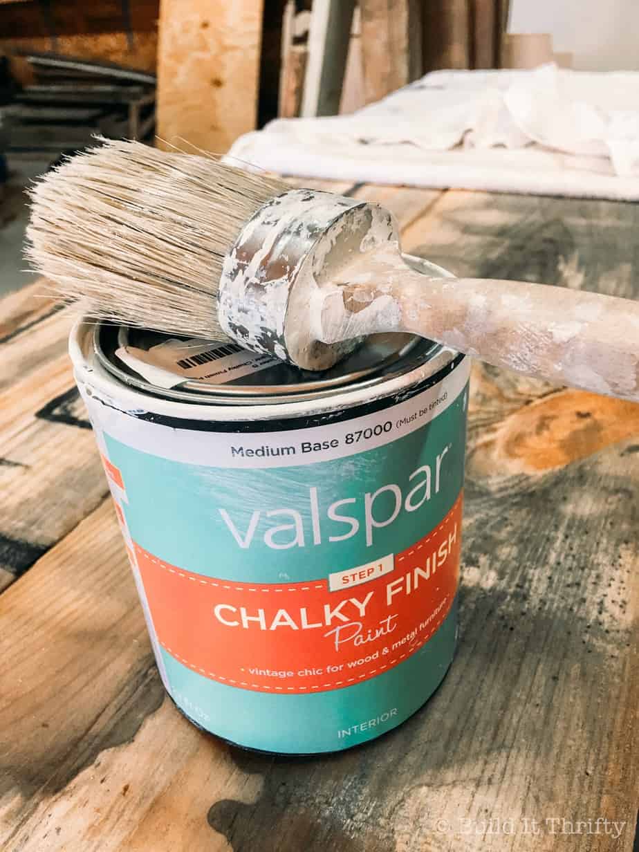 Valspar chalky finish paint