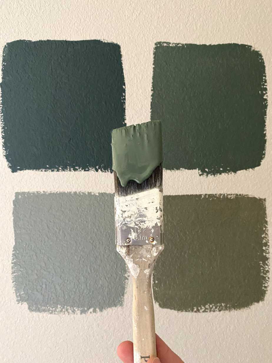 Green Paint - One Room Challenge Week 3 - Build It Thrifty