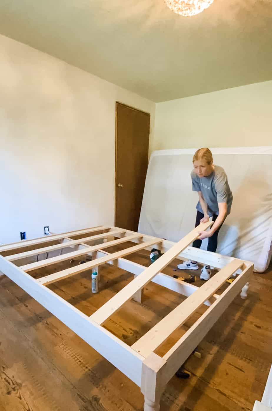 building the bed